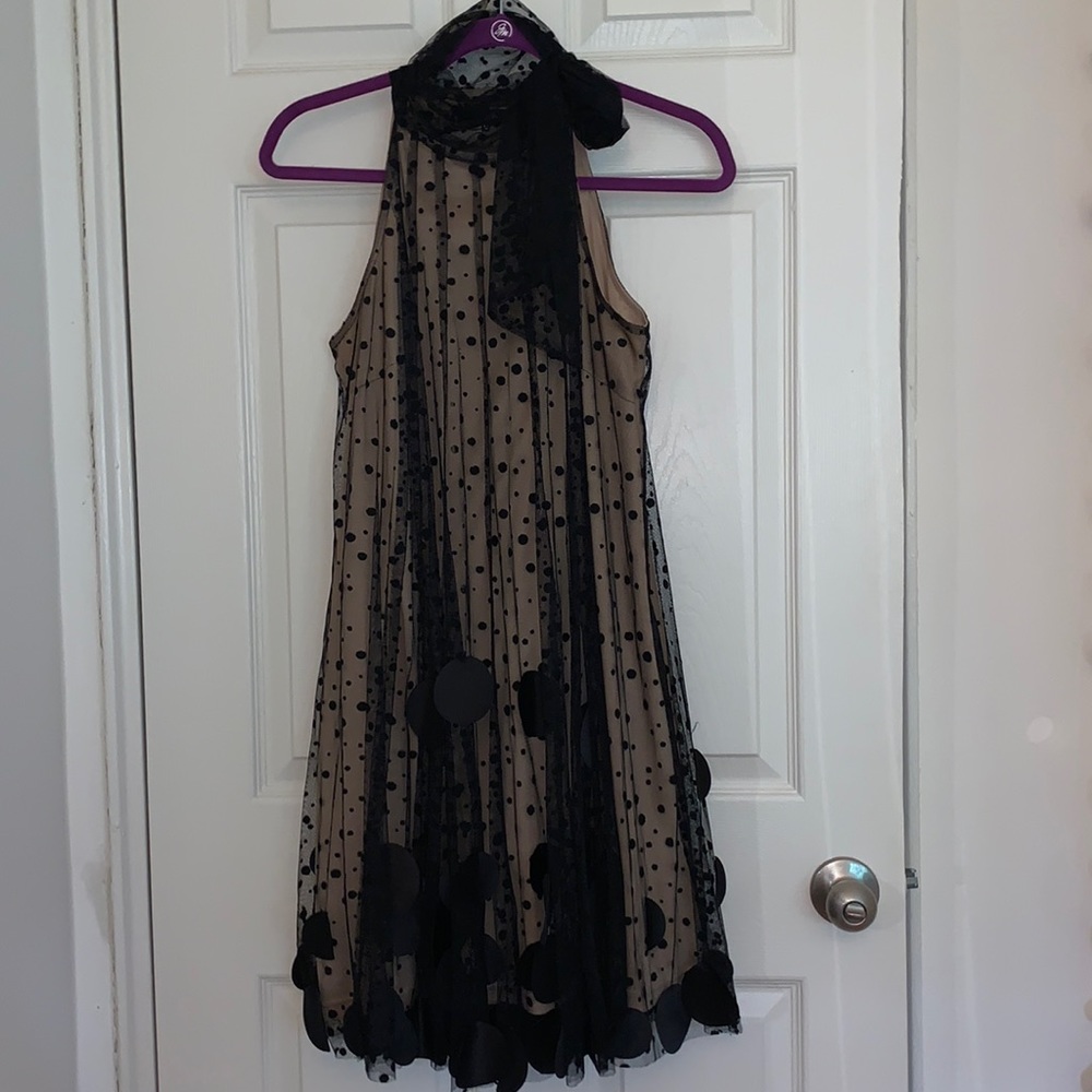 EUC BLACK BUBBLE COCKTAIL DRESS